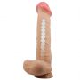 Dildo realistyczne Baile Sliding Skin 10,2'' TPR z przyssawką giętkie - 3