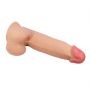 Dildo realistyczne Baile z przyssawką giętkie cieliste 22 cm TPR - 5