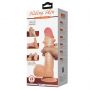 Dildo realistyczne Baile z przyssawką giętkie cieliste 22 cm TPR - 11