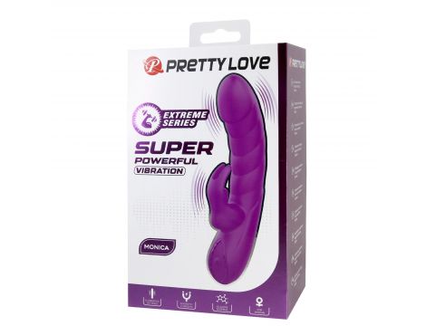 Wibrator króliczek silikonowy Pretty Love Monica 10 trybów - 9