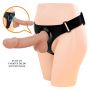 Uprząż strap-on majtkowa Pretty Love Jerry z dildo cielistym 19 cm - 4