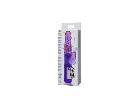Multi-speed Vibration and Rotation whit pearls, Purple - 2