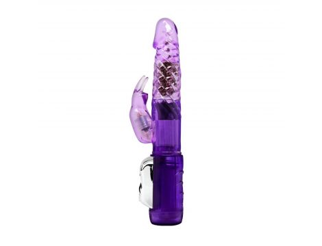 Multi-speed Vibration and Rotation whit pearls, Purple - 4
