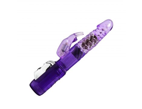 Multi-speed Vibration and Rotation whit pearls, Purple