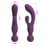 Wibrator króliczek Pretty Love silikonowy USB 20 cm - 7