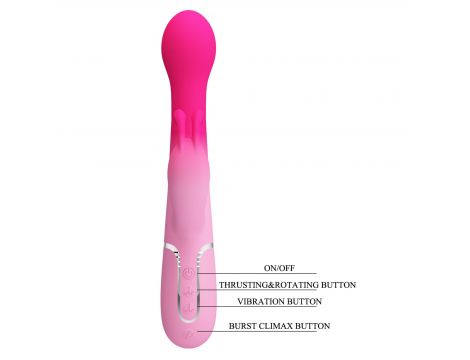 Wibrator króliczek silikonowy Pretty Love Dejon 7 wibracji - 9