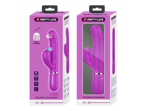 Wibrator króliczek Pretty Love Twinkled Tenderness silikonowy USB - 4