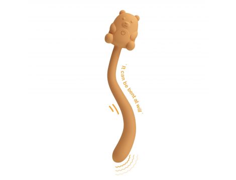 Stymulator łechtaczki Cute Bear Pretty Love 7 wibracji silikonowy USB - 2