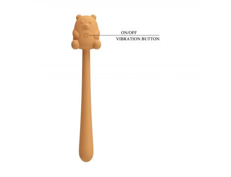 Stymulator łechtaczki Cute Bear Pretty Love 7 wibracji silikonowy USB - 7