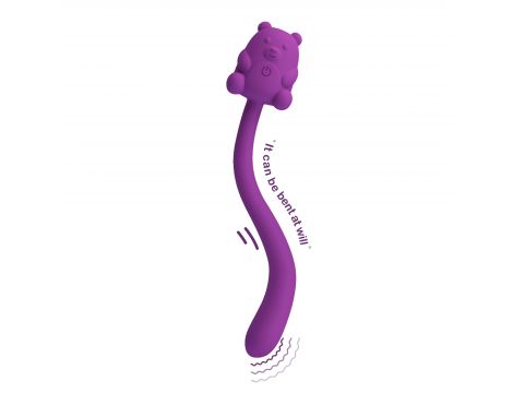 Stymulator łechtaczki Pretty Love Cute Bear silikonowy 7 wibracji USB - 2