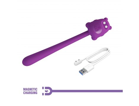 Stymulator łechtaczki Pretty Love Cute Bear silikonowy 7 wibracji USB - 8