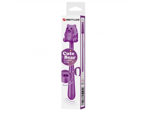 Stymulator łechtaczki Pretty Love Cute Bear silikonowy 7 wibracji USB - 9