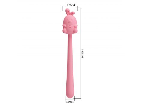 Stymulator łechtaczki Pretty Love Cute Bunny silikonowy USB 7 wibracji - 11