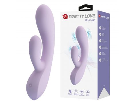 Wibrator króliczek silikonowy Rosolyn Pretty Love USB 10 trybów
