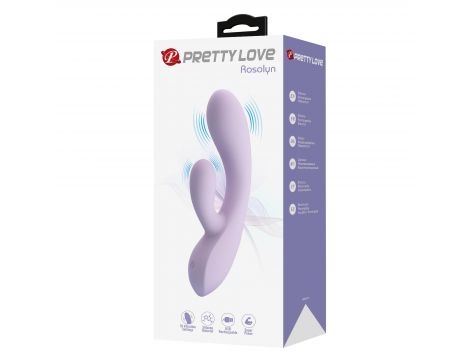 Wibrator króliczek silikonowy Rosolyn Pretty Love USB 10 trybów - 10