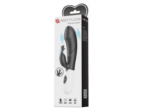 Pretty Love Rasmussen Dual Vibrator (Black Edition) - 8