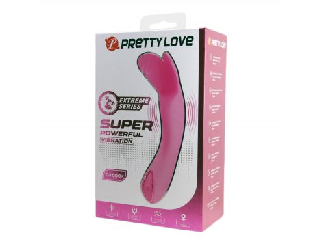 Wibrator silikonowy punkt G Pretty Love 10 trybów USB - 3