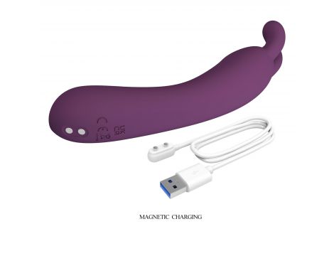 Silikonowy wibrator punktu G Pretty Love DJ Rabbit 10 trybów USB