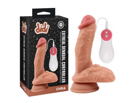 Wibrator realistyczny didi Extreal cielisty 18,5 cm - 4