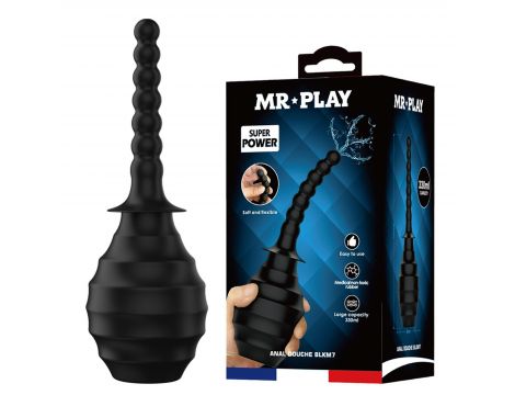 Irygator analny Mr Play gumowy 330 ml - 3