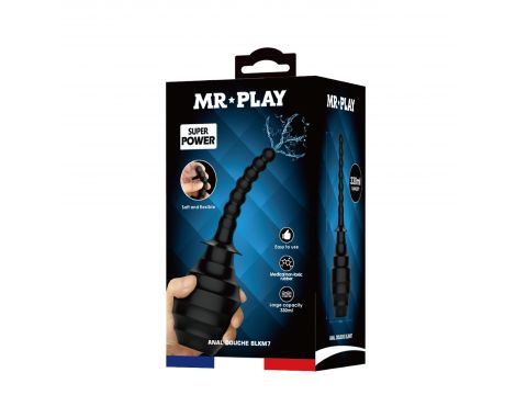 Irygator analny Mr Play gumowy 330 ml - 8