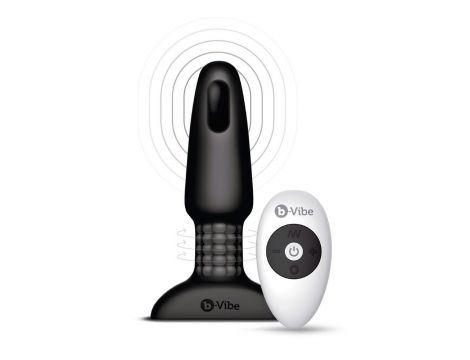 B-VIBE RIMMING PLUG 2 BLACK - 3