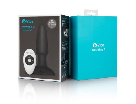 B-VIBE RIMMING PLUG 2 BLACK - 8