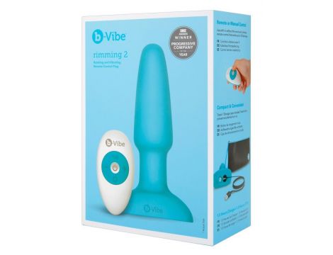 B-VIBE RIMMING PLUG 2 TEAL - 9