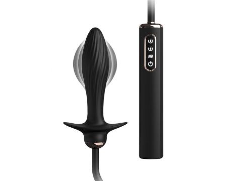 ANAL FANTASY ELITE AUTO-THROB INFLATABLE VIBRATING PLUG BLACK - 4