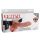 FETISH FANTASY SERIES 7 INCH VIBRATING HOLLOW STRAP-ON WITH BALLS LIGHT