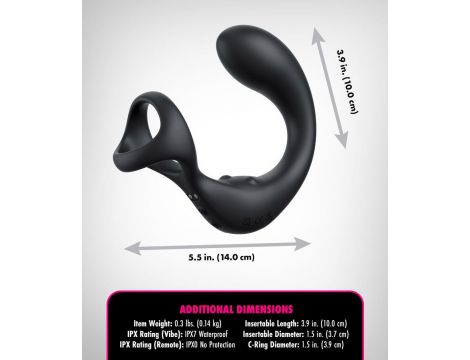 ANAL FANTASY ELITE ASS-GASM TAINT-ALIZER BLACK - 4