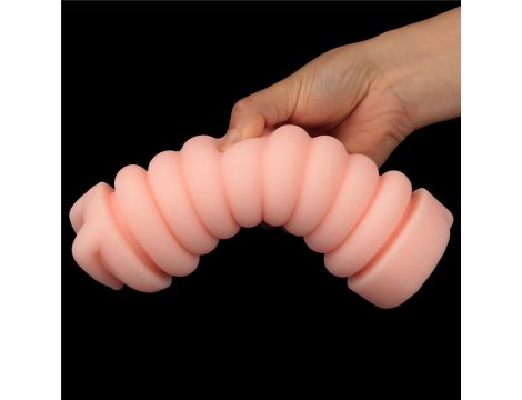 Masturbator Virgin Skin Blowout Lovetoy dwustronny 22 cm - 9