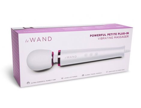 LE WAND POWERFUL PETITE PLUG IN WHITE - 6