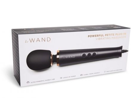 LE WAND POWERFUL PETITE PLUG IN BLACK - 7