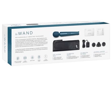 LE WAND PACIFIC BLUE RECHARGEABLE MASSAGER