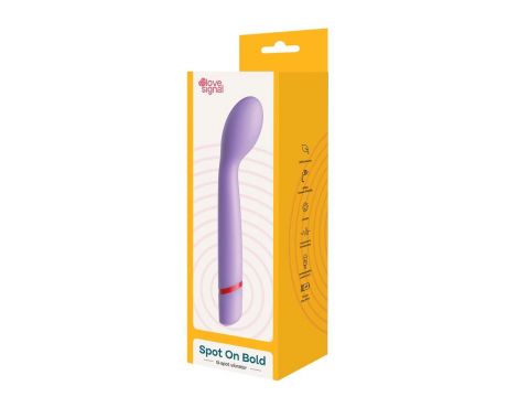 Wibrator punktu G Dreamtoys Spot On Bold silikonowy USB
