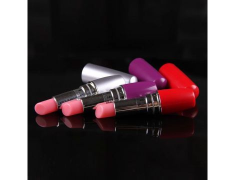 Dyskretny mini wibrator szminka Power Escorts czarny 9.5 cm - 10