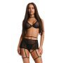 Kokieteryjny komplet bielizny Anniverse Special Obsessive S/M - 2