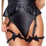 Body króliczka Cottelli XL czarny - 5