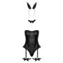 Body króliczka Cottelli XL czarny - 7