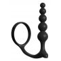 ANAL FANTASY COLLECTION ASS-GASM COCKRING ANAL BEADS BLACK - 4