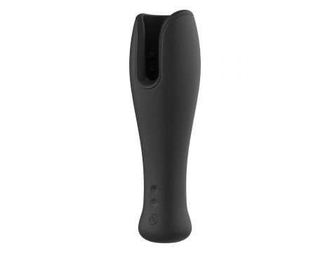 RAMROD VIBRATING COCKRING WITH BIG BULLET BLACK