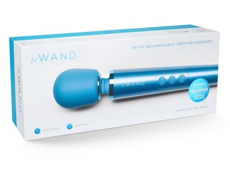 LE WAND PETITE RECHARGEABLE VIBRATING MASSAGER BLUE