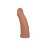 Przedłużka wibrująca Calexotics karmelowa USB 18 cm - 2