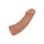 Przedłużka wibrująca Calexotics karmelowa USB 18 cm - 4