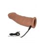 Przedłużka wibrująca Calexotics karmelowa USB 18 cm - 5