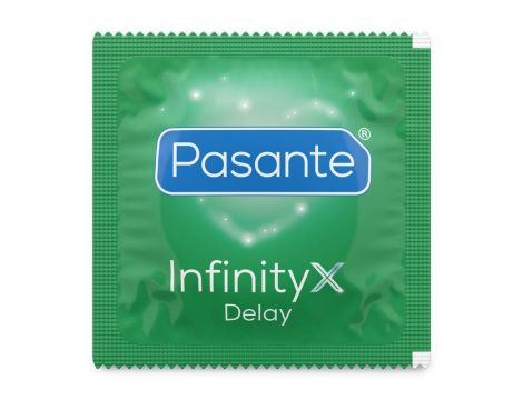 Prezerwatywa opóźniająca Pasante Infinity X Delay naturalna 19 cm 1 sztuka