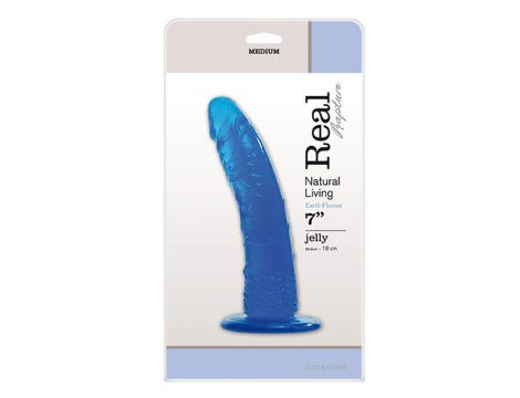 Dildo żelowe Real Rapture niebieskie 7 cali