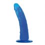 Dildo żelowe Real Rapture niebieskie 7 cali - 3
