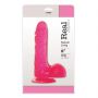 Dildo żelowe Real Rapture różowe 20 cm - 2